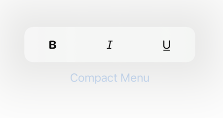 ControlGroup compactMenu